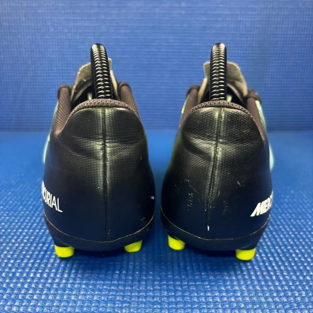 🔴 Nike Mercurial Vortex 3 Women`s Size 8.5 Blue Black Soccer Cleats 844245-400